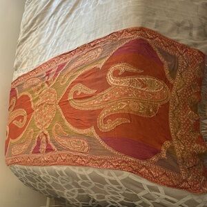 Lucky Brand Oversized Paisley Wrap